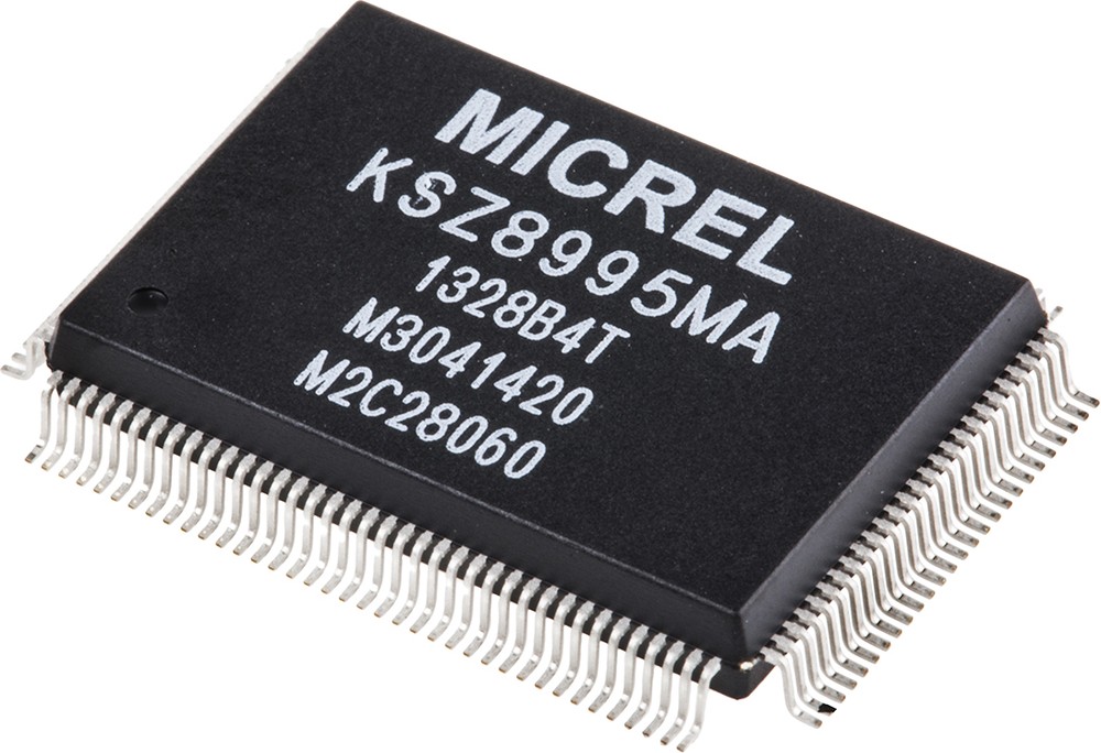 Интегрированный 5‑портовый Ethernet‑коммутатор Micrel KSZ8995MA